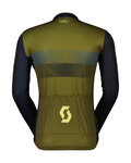 SCOTT Langarm Fahrradtrikot für den Sommer - TEAM 10 - Grün/Blau
