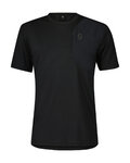 SCOTT Kurzarm Fahrrad-Shirt - TEE DRI POCKET SS - Schwarz