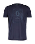 SCOTT Kurzarm Fahrrad-Shirt - DEFINED DRI SS - Blau