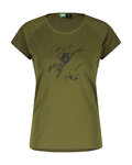 SCOTT Kurzarm Fahrrad-Shirt - DEFINED DRI SS W - Grün