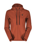 SCOTT Kapuzenpullover - TECH ZIP W - Rot