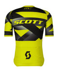 SCOTT Kurzarm Fahrradtrikot - PREMIUM CLIMBER - Gelb/Schwarz