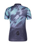 SCOTT Kurzarm Fahrradtrikot - GRAVEL CONTESSA  - Blau
