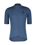 SCOTT Kurzarm Fahrradtrikot - GRAVEL MERINO - Blau