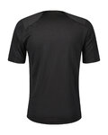 SCOTT Kurzarm Fahrradtrikot - DEFINED TECH SS - Schwarz