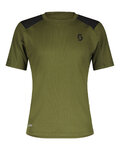SCOTT Kurzarm Fahrradtrikot - DEFINED TECH SS - Grün/Schwarz