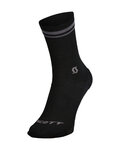 SCOTT Klassische Fahrradsocken - MERINO CREW - Schwarz/Grau