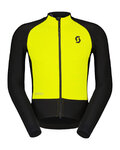 SCOTT Winddichte Fahrradjacke - RC PRO WARM HYBRID GTX WS - Schwarz/Gelb