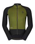SCOTT Winddichte Fahrradjacke - RC PRO WARM HYBRID GTX WS - Grün/Schwarz