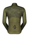 SCOTT Langarm Fahrradtrikot für den Winter - TEAM WARM GRAPHICS - Grün
