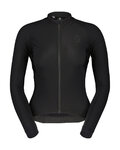 SCOTT Langarm Fahrradtrikot für den Winter - PRO WARM - Schwarz