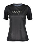 SCOTT Kurzarm Fahrradtrikot - TRAIL FLOW SS W - Schwarz/Gelb