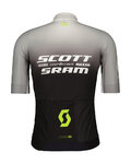 SCOTT Kurzarm Fahrradtrikot - SRAM PRO - Schwarz/Weiß