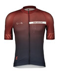 SCOTT Kurzarm Fahrradtrikot - PRO - bordeaux/Schwarz