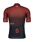 SCOTT Kurzarm Fahrradtrikot - PRO - bordeaux/Schwarz