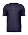SCOTT Kurzarm Fahrrad-Shirt - DEFINED MERINO SS - Lila