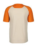 SCOTT Kurzarm Fahrrad-Shirt - DEFINED MERINO SS - Elfenbein/Beige