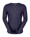 SCOTT Langarm Fahrrad-Shirt - DEFINED MERINO LS - Lila