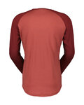 SCOTT Langarm Fahrrad-Shirt - DEFINED MERINO LS - Rot