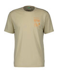 SCOTT Kurzarm Fahrrad-Shirt - DEFINED DRI SS - Beige