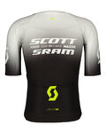 SCOTT Kurzarm Fahrradtrikot - SRAM AERO - Schwarz/Weiß