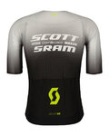 SCOTT Kurzarm Fahrradtrikot - SRAM RACE - Schwarz/Weiß