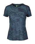 SCOTT Kurzarm Fahrrad-Shirt - DRI TIE DYE W - Blau