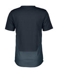 SCOTT Kurzarm Fahrrad-Shirt - TRAIL FLOW DRI SS - Blau