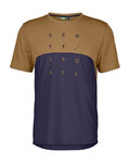SCOTT Kurzarm Fahrrad-Shirt - TRAIL FLOW DRI SS - Braun/Lila