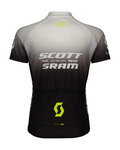 SCOTT Kurzarm Fahrradtrikot - SCOTT-SRAM PRO - Schwarz/Weiß