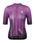 SCOTT Kurzarm Fahrradtrikot - ULTD SL W - Lila/Schwarz