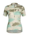 SCOTT Kurzarm Fahrradtrikot - ENDURANCE 10 W - Weiß/Grün