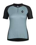 SCOTT Kurzarm Fahrradtrikot - ENDURANCE 20 W - Blau/Schwarz