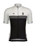 SCOTT Kurzarm Fahrradtrikot - RC TEAM - Weiß/Schwarz