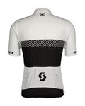 SCOTT Kurzarm Fahrradtrikot - RC TEAM - Weiß/Schwarz