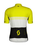 SCOTT Kurzarm Fahrradtrikot - RC TEAM - Gelb/Weiß