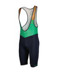 SCOTT Kurze Fahrradhose mit Trägern - BIB RC TEAM ++ - Blau/Grün/Braun