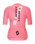 SCOTT Kurzarm Fahrradtrikot - RC PRO W - Rosa/Weiß