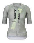 SCOTT Kurzarm Fahrradtrikot - RC PRO W - Grau/Gelb