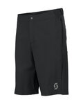 SCOTT Fahrradshorts ohne Träger - VERTIC LT W/PAD - Schwarz