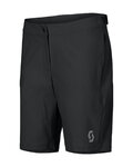 SCOTT Fahrradshorts ohne Träger - VERTIC LT W/PAD W - Schwarz