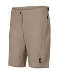 SCOTT Fahrradshorts ohne Träger - VERTIC LT W/PAD W - Beige