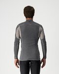 CASTELLI Langarm Fahrrad-Shirt - FLANDERS WARM - Grau