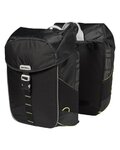 BASIL Fahrradtasche - MILES DOUBLE BAG - Schwarz/Grün