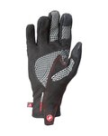 CASTELLI Langfinger-Fahrradhandschuhe - SPETTACOLO ROS - Schwarz