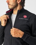 CASTELLI Kapuzenpullover - MILANO TRACK - Schwarz