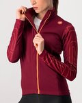 CASTELLI Fahrrad-Thermojacke - TRANSITION - bordeaux