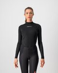 CASTELLI Langarm Fahrrad-Shirt - FLANDERS 2 W WARM - Schwarz