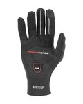 CASTELLI Langfinger-Fahrradhandschuhe - PERFETTO ROS W - Schwarz
