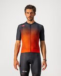 CASTELLI Kurzarm Fahrradtrikot - INSIDER - Orange/Rot
